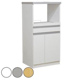 レンジラック ファインキッチン 幅56.5cm 米収納12kg 上棚付き （ 日本