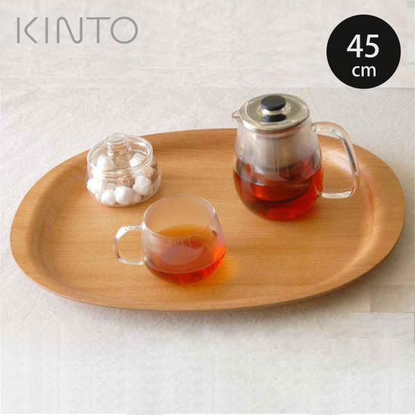 KINTO キントー UNITEA ノンスリップ トレイ 450x355mm メイプル （ トレー ...