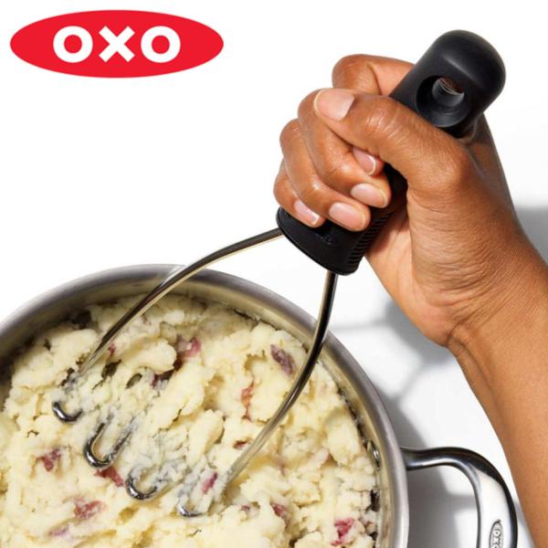 OXO ポテトマッシャー （ ステンレス ポテト マッシャー じゃがいも ジャガイモ つぶし器 ）