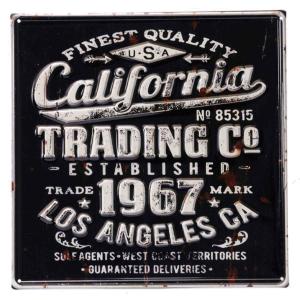 サインボード カリフォルニア M メタル （ ティンサイン ブリキ看板