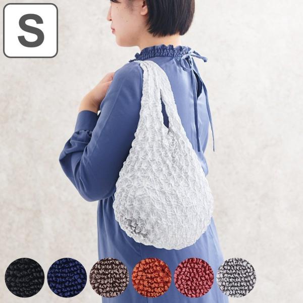 エコバッグ ストレッチ 無地 rara S （ お買い物バッグ コンパクト 伸縮 軽量 ショッピング...