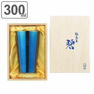 タンブラー 300ml 二重構造 碧 銀古美 ステンレス 銀めっき （ コップ ビアタンブラー ステンレスタンブラー ステンレス製 銀メッキ 銀 日本製 ）