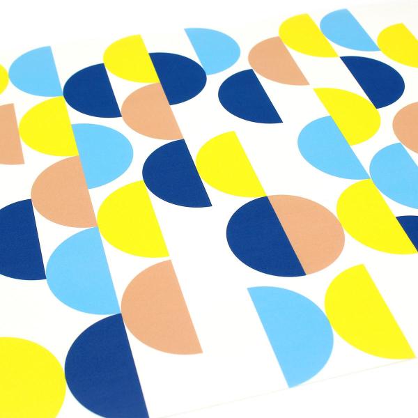 リメイクシート mt ハーフサークル 27×90cm （ 壁紙シール ウォールステッカー DIY お...