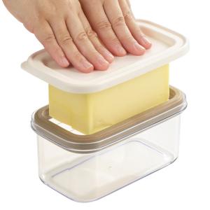 バターケース カットできちゃうポンドバターケース 450g （ バター容器 バター保存 バター入れ 保存容器 カット キッチン 収納 ）