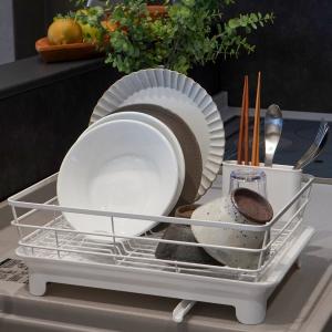 OXO（オクソー） 水切りラック フラットディッシュラック トレー付き