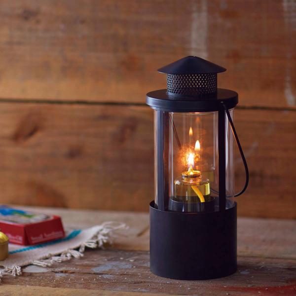 ランタン チムニーランタン （ キャンドルランタン 照明 ランプ キャンプ アウトドア レトロ ブラ...