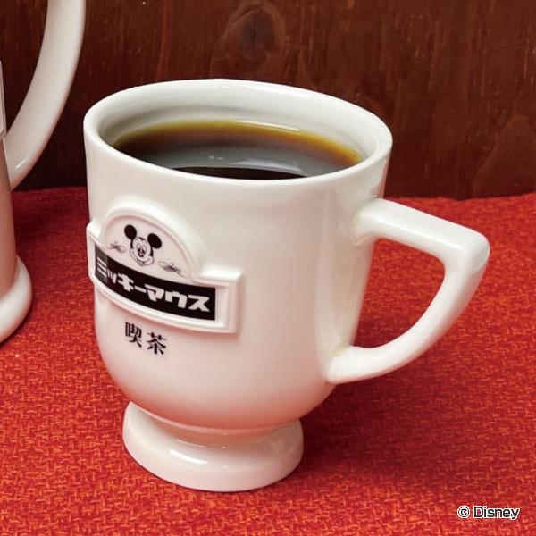 マグカップ 210ml ミッキーマウス 喫茶 磁器 （ コーヒーカップ マグ カップ コップ ）