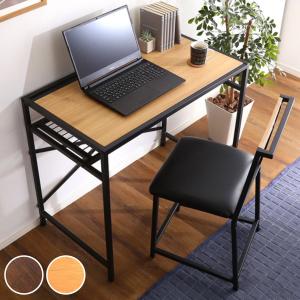 デスク チェア セット 幅90cm スチール ラック （ パソコンデスク