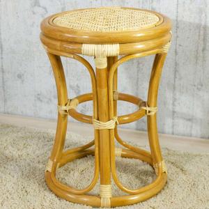 今枝商店 ラタンスツール ミニ 座椅子 籐家具 高さ23cm （ 籐製 ラタン