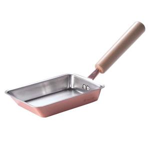 銅製　卵焼き器　フライパン 卵焼き器 9cm ガス火専用 ふわっと銅のたまごやき （ エッグパン 玉子
