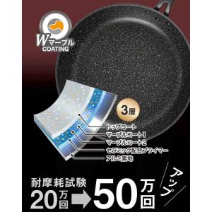 片手鍋 16cm IH対応 ガラス蓋付き 軽量...の詳細画像4