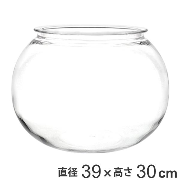 花瓶 割れないガラス PV球形 直径39×高さ30cm （ 花びん 花器 フラワーベース 球型 丸 ...