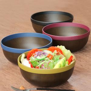 ラーメン鉢 1L 刷毛目 溜 プラスチック （ 食洗機対応 電子レンジ対応