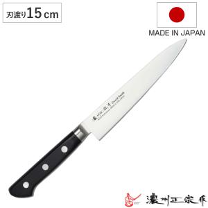 濃州正宗作 包丁 ペティナイフ ダマスカス 15cm 佐竹産業 800-648