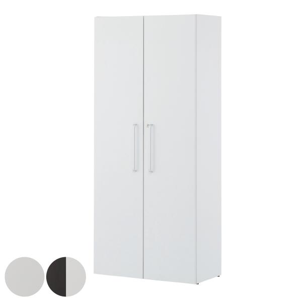 シェルフ 5段 ファイルラック ハイタイプ 全面扉付 プリーマ 幅80cm （ 法人限定 書棚 ラッ...