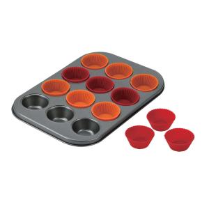 天満紙器（TEMMA SHIKI） マフィン型 12穴 1個入 グラシンカップ 5号