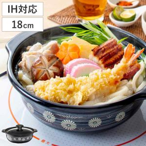 高木金属工業 季節鍋 27cm IH対応 ホーロー味わい鍋 花鼓 （ IH ガス火
