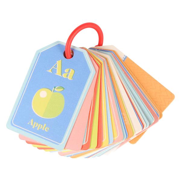 知育玩具 フラッシュカード ABC123 （ おもちゃ カード ABC 英語 数字 動物 1歳半 子...