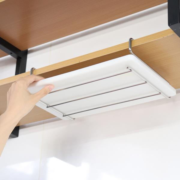 まな板ホルダー まな板掛け （ ステンレス 吊り戸棚収納 戸棚収納 吊戸棚収納 まな板収納 まな板置...