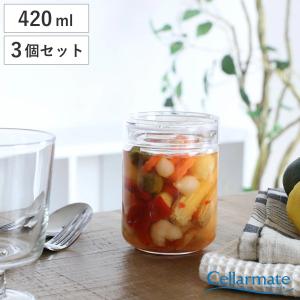 チャーミークリア L3 420ml セラーメイト 星硝 ガラス 保存容器 蓋付き