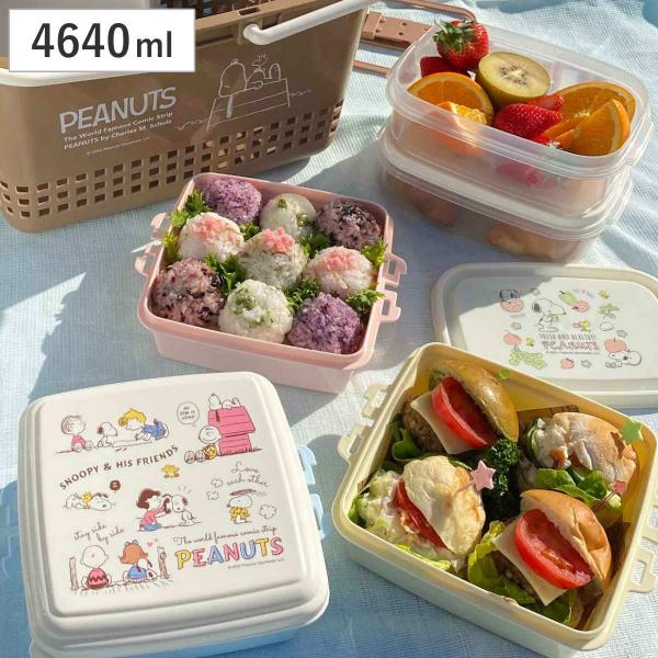 ピクニックセット スヌーピー バスケット ピクニックケース 保存容器 （ ピクニックランチボックス ...