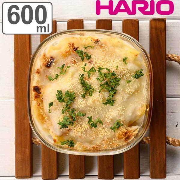 ハリオ 保存容器 600ml 耐熱ガラス製保存容器 角型 （ HARIO 耐熱ガラス ガラス 電子レ...