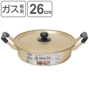 パール金属 両手鍋 33cm ガス火専用 アルミ大型鍋 クックオール