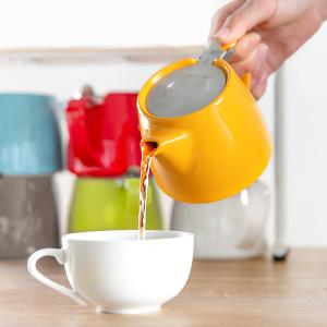 FORLIFE JAPAN ティーポット 400ml ミニスタンプティーポット 硬質陶器