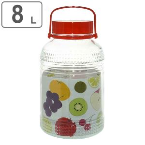 レトロ✴︎ガラス瓶✴︎ 【大】果実酒　梅酒瓶　保存食　インテリア　8L アンティーク 東洋佐々木ガラス 保存容器 果実酒びん 8リットル 10号 8000ml 日本製