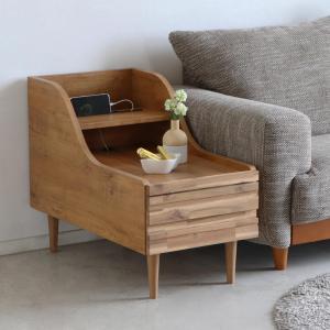 弘益 Mash サイドテーブル ラタン 高さ53cm 天然木 （ 椅子 サイド