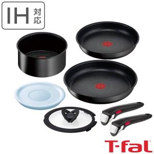 特価 T-fal インジニオ・ネオ 6点セット+取っ手1本 IH対応 ハードチタニウム・アンリミテッドセット （ ティファール オリジナルセット フライパンセット ）｜livingut