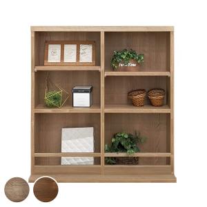 本棚 木製 ブックシェルフ 強化棚板 日本製 幅67cm 高さ120cm （ 壁面