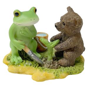 置き物 本読むカエル Copeau コポー （ カエル コポタロウ 置物 玄関