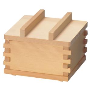 米桧 角セイロ 9寸 三段重ね 餅つき用 角せいろ 27cm 深型 アラスカ