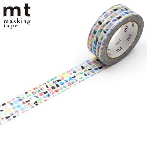 マスキングテープ mt island universe Flags L 15mm×7m （ マステ カモ