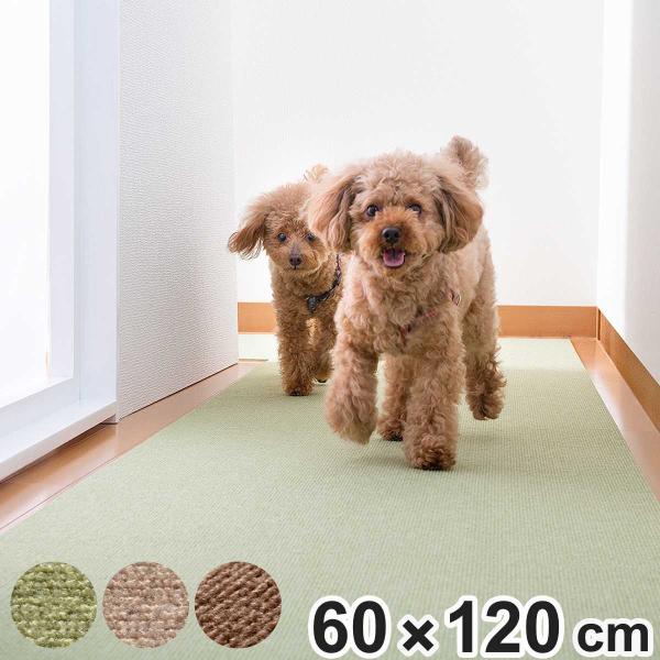 ペットマット ペット用 床保護マット 60×120cm 滑り止め 犬 猫 サンコー （ ペット マッ...