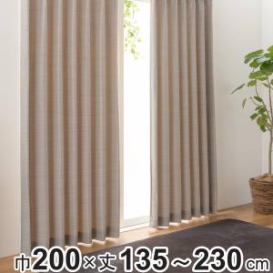 ユニベール（UNIVERS） 遮光カーテン 3級遮光 100cm×105〜240cm 形状