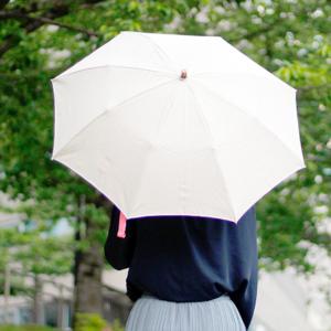 日傘 SUR MER 麻無地 ベルクロテープ 折りたたみ 晴雨兼用 日本製 （ sur mer 折りたたみ傘 雨傘 レディース 麻 無地 UVカット おしゃれ ）｜livingut