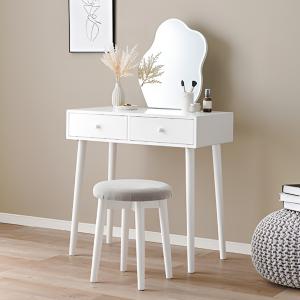 今枝商店 籐 ドレッサー 円型スツール付き 幅45cm （ ラタン スリム