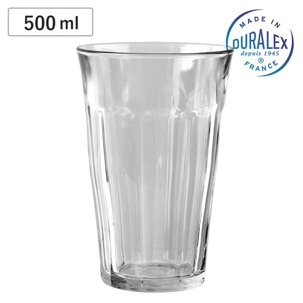デュラレックス コップ 500ml PICARDIE ピカルディ 強化ガラス （ 食洗機対応 電子レ...
