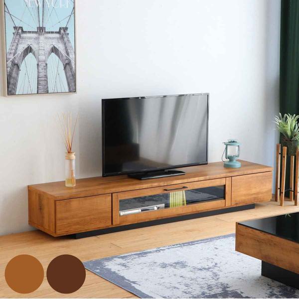 ローボード テレビ台 ヴィンテージ調 シンプルデザイン 約幅180cm （ テレビボード TV台 T...