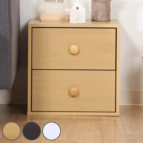 カラーボックス 幅34.5cm 引き出しタイプ キューブ型 組み合わせラック （ 収納 家具 棚 ラ...