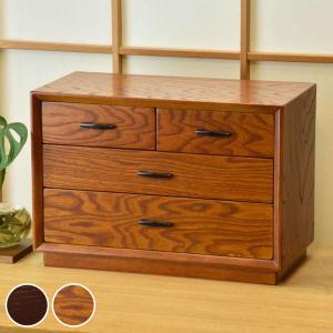 ケンホープ ミニチェスト 3段 民芸調 小物収納 待月 幅22cm （ ミニ