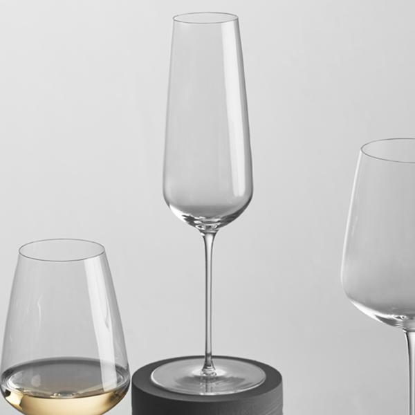 シャンパングラス 300ml NUDE ステムゼロ ガラス （ 食洗機対応 グラス コップ カップ ...