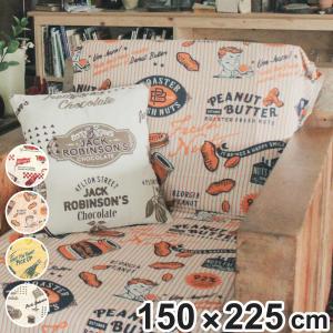 マルチカバー ヴィンテージアロハ 150×225cm インドコットン （ カバー