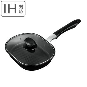 値下げ 魚焼き器 オーバルパン フライパン IH ガラス蓋付き フッ素加工