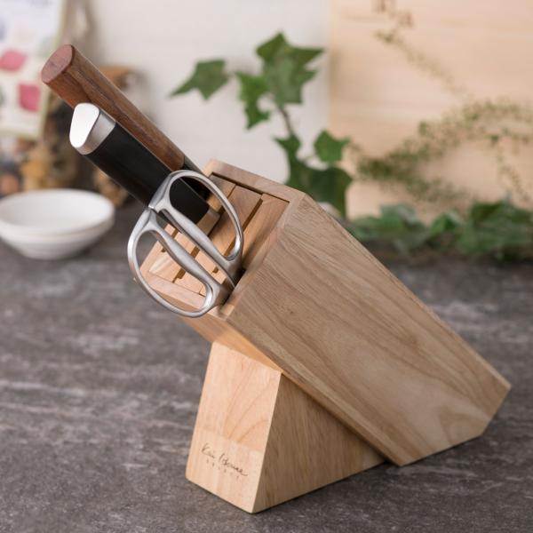 包丁スタンド 木製 ナイフブロック （ 天然木 分解可能 包丁立て 包丁たて ナイフスタンド ナイフ...