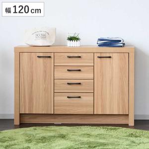 HAGiHARA（萩原） FAX台 電話台 多段引出し 天然木 幅93cm （ ファクス
