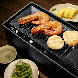 炉端焼き器 DINING炉端 卓上プレート 1〜2人用 ピーコック （ 炉端焼き 家庭用 焼き鳥器 電気 ロースター 炉端 ）