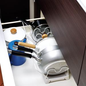 鍋スタンド 3段 BOW パンラック 鉄筋製 （ 鍋収納 アイアンラック 鍋